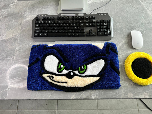 Sonic Keyboard & Mouse Rug