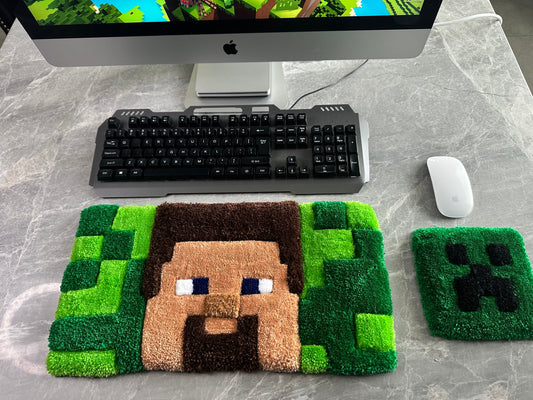 MineCraft Keyboard & Mouse Rug
