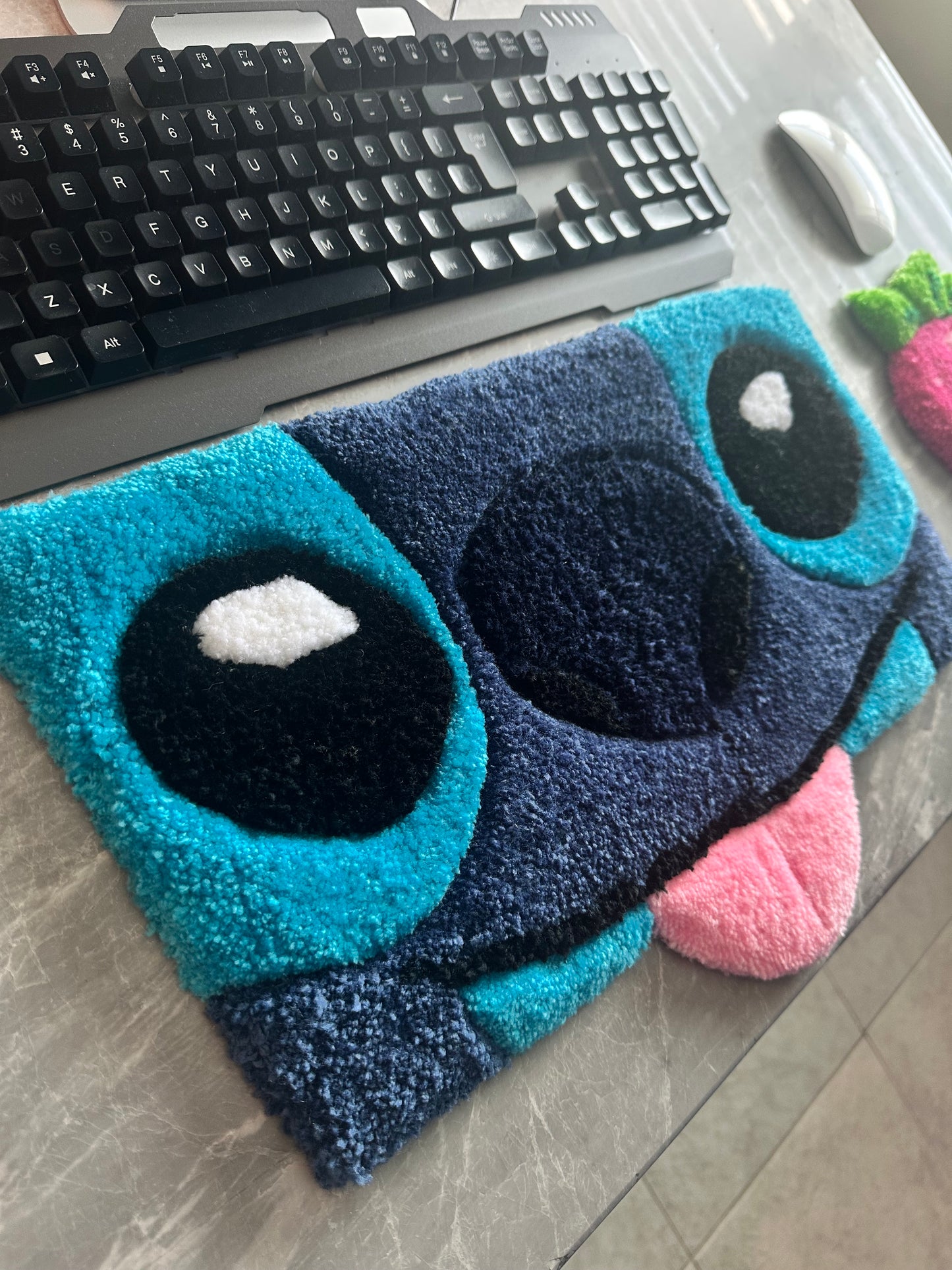 Stitch Keyboard & Mouse Rug