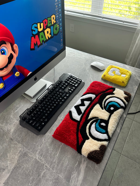 Super Mario Keyboard & Mouse Rug