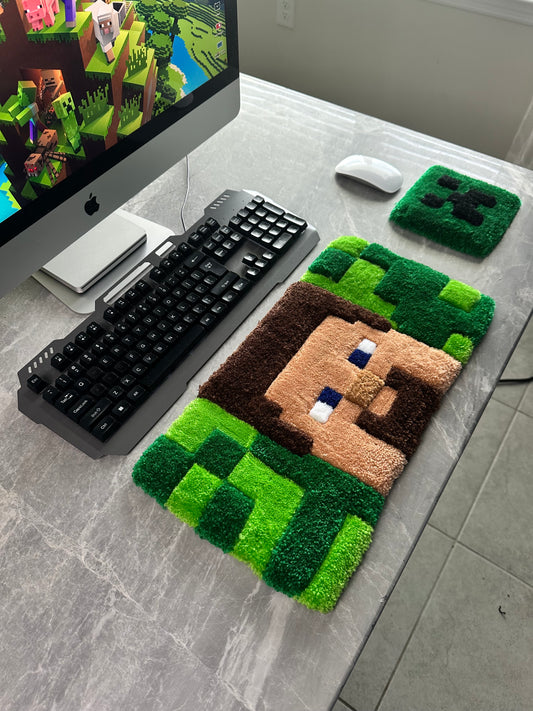 MineCraft Keyboard & Mouse Rug